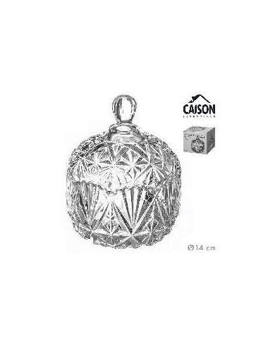 BOMBONERA CRISTAL Ø14 cm