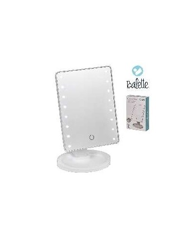 ESPEJO LEDS 17x22 cm 16 PUNTOS LUZ