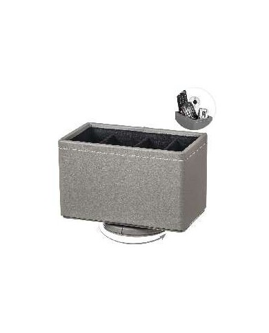 PORTAMANDOS GIRATORIO 4 DEPT GRIS