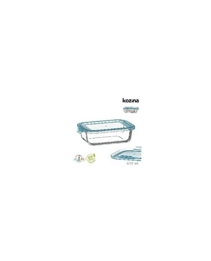 FIAMBRERA BOROSILICATO RECTANGULAR 630 ml