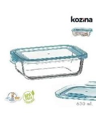 FIAMBRERA BOROSILICATO RECTANGULAR 630 ml