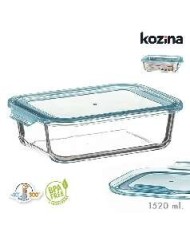 FIAMBRERA BOROSILICATO RECTANGULAR 1520 ml