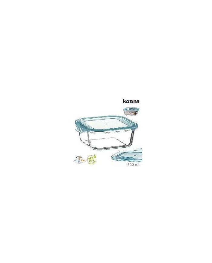 FIAMBRERA BOROSILICATO CUADRADA  800 ml