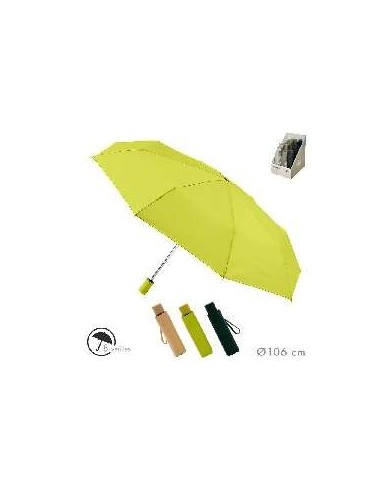 PARAGUAS PLEGABLE AUTO LISO GREEN SURT/3