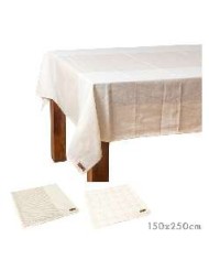 MANTEL 150 X 150 CM GRIS SURT/ 2