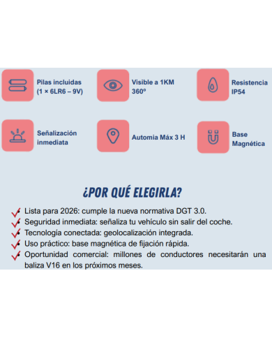 Baliza V16 Avant Homologada DGT