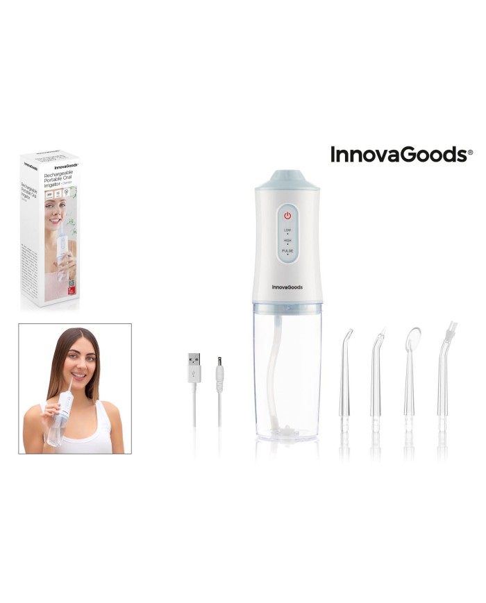 IRRIGADOR DENTAL RECARGABLE PORTATIL DENTE