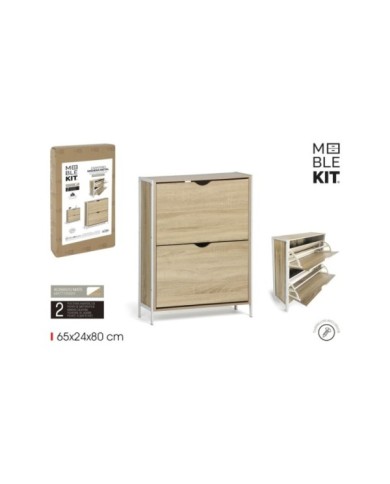 MUEBLE ZAPATERO 2 NIVELES MADMET MOBLEKIT