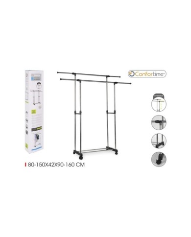 PERCHERO EXTENS.80150X42X90160CM CONFORTIME