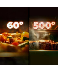 Mini horno - CECOTEC 109092, 240 W, 13 L, Negro