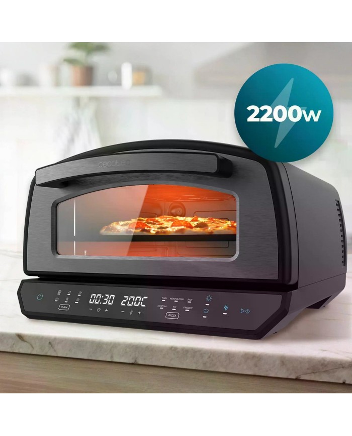 Mini horno - CECOTEC 109092, 240 W, 13 L, Negro