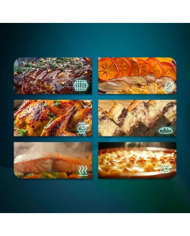 Mini horno - CECOTEC 109092, 240 W, 13 L, Negro