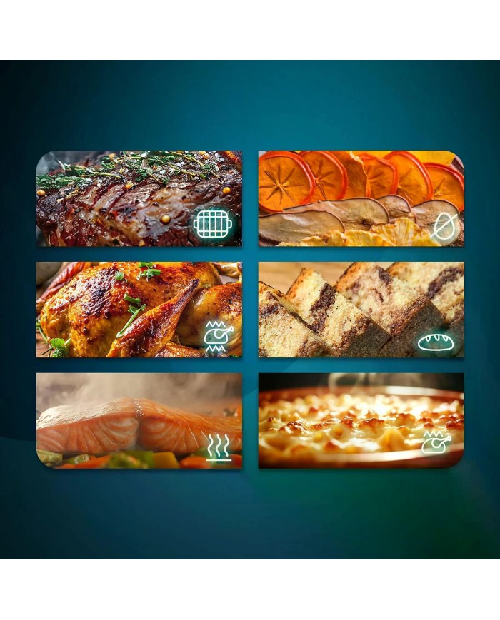 Mini horno - CECOTEC 109092, 240 W, 13 L, Negro