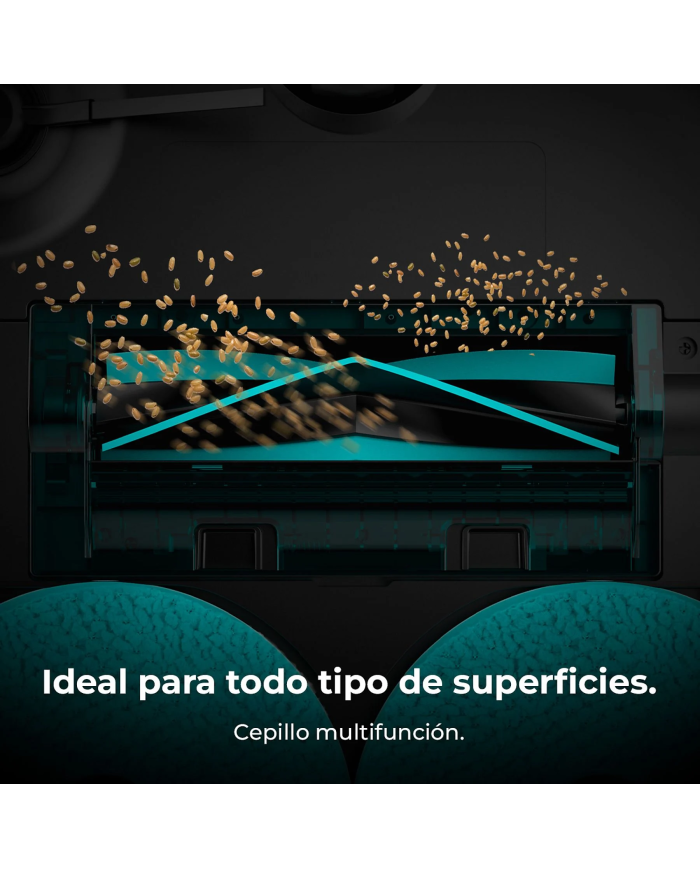 Robot Friegasuelos Cecotec Conga X50 – 15.000 Pa, Navegación Láser, Fregado Spin, Negro