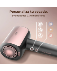 Secador - Cecotec DryGlam Nano Plasma, 1600W, 3 velocidades