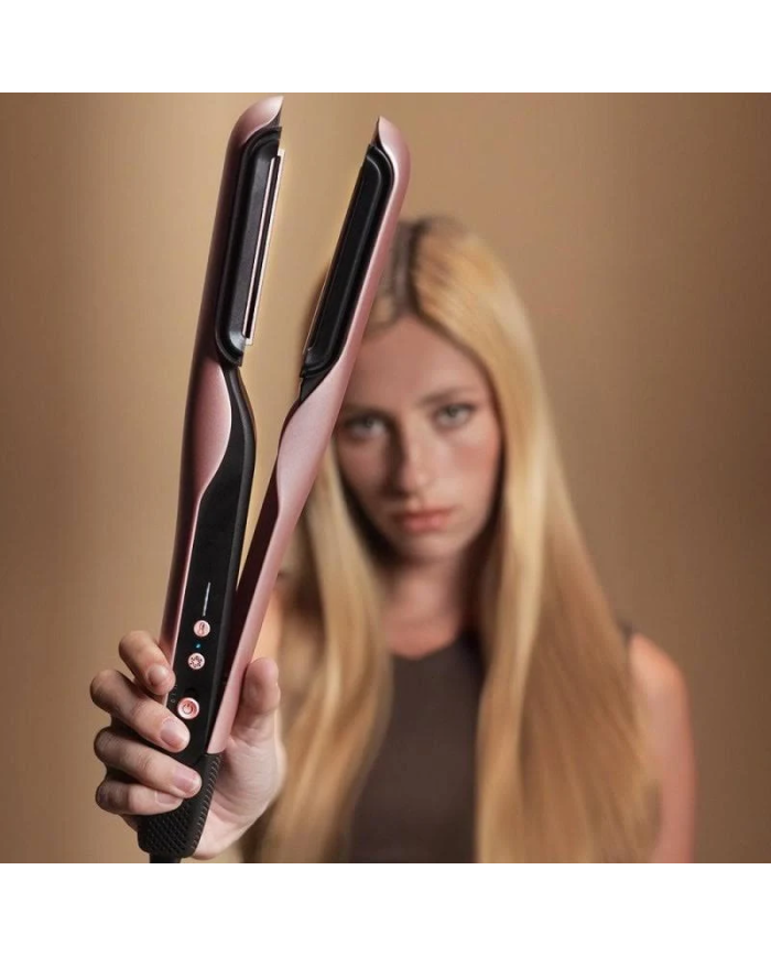 Plancha Secador - Cecotec AirLisse 2in1 ForceDry, Cerámica, 1000 W, 112.000 rpm