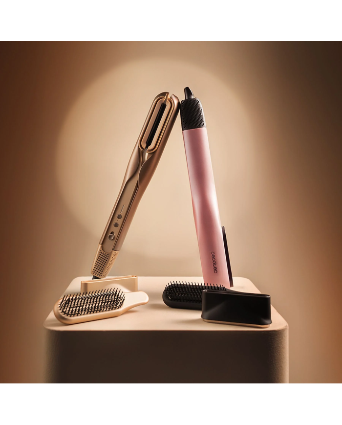 Plancha Secador - Cecotec AirLisse 2in1 ForceDry, Cerámica, 1000 W, 112.000 rpm