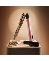 Plancha Secador - Cecotec AirLisse 2in1 ForceDry, Cerámica, 1000 W, 112.000 rpm