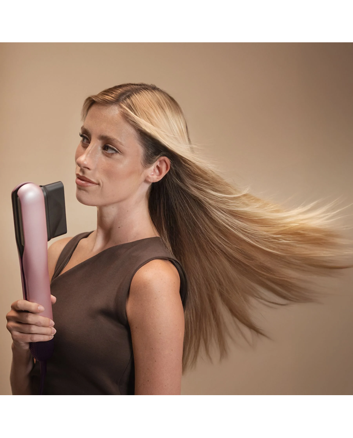 Plancha Secador - Cecotec AirLisse 2in1 ForceDry, Cerámica, 1000 W, 112.000 rpm