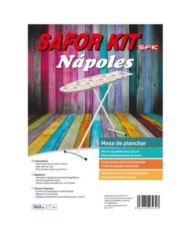 TABLA PLANCHAR NAPOLES 110X34