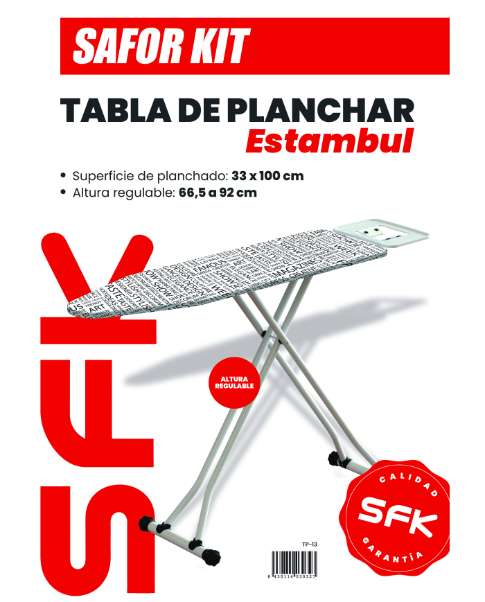 TABLA PLANCHAR ESTAMBUL 120X38