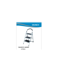 TABURETE HIERRO MOD. MUNICH 2 PELD.