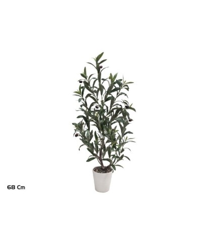 MACETA MELAMINA OLIVO - 68 CM