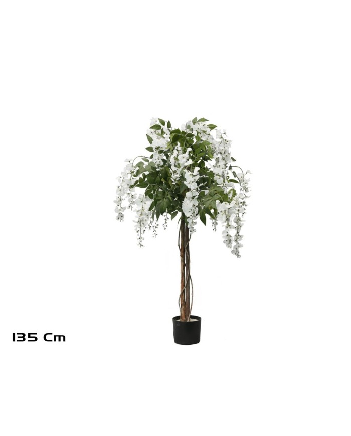 ARBOL WISTERIA 2 N/T 135 CM (BLANCO)