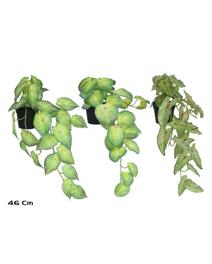 MACETA HOJAS GREEN LIGHT X 30-46 CM (S)