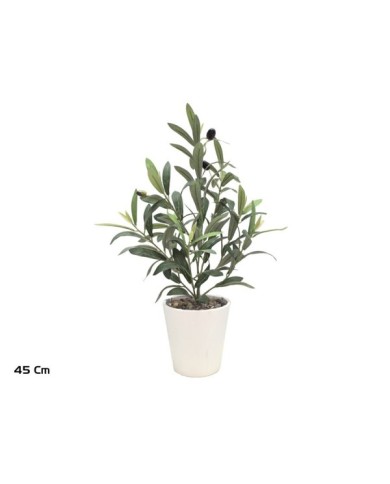 MACETA MELAMINA OLIVO - 45 CM