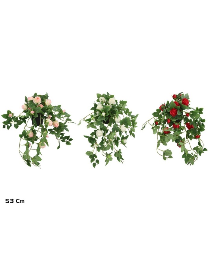 MACETA ROSITAS COLGANTE  - 53 CM