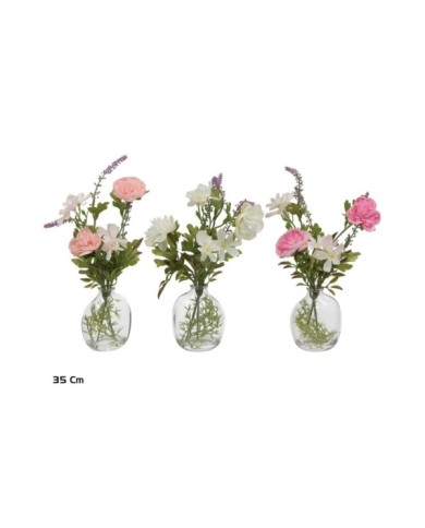 FLORERO SIMIL AGUA CAMELIA S- 35 CM (S)