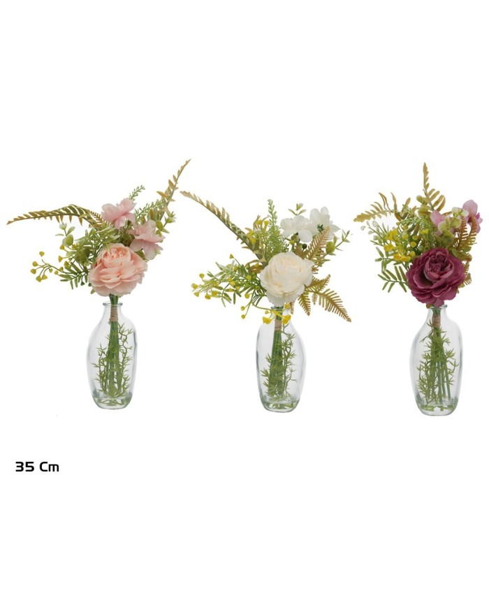 FLORERO SIMIL AGUA ROSA FERN - 35 CM (S)