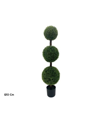 MACETA BOLAS BOJ TOPIARIO X 3 - 120 CM