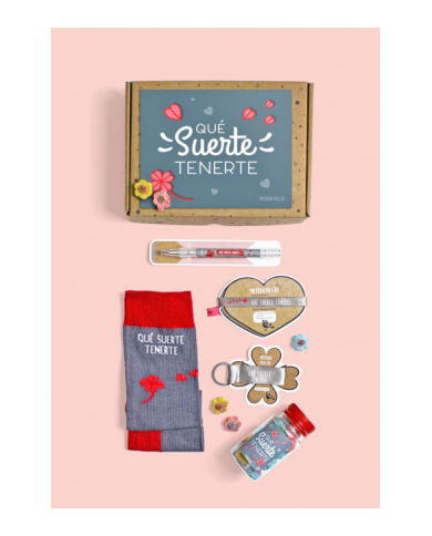 Pack Personalizado Qué suerte tenerte - 41-45