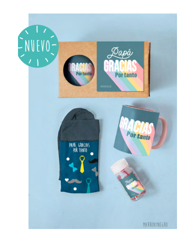 Pack Taza Papá Gracias Por Tanto