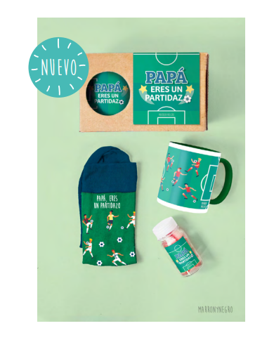 Pack Taza Papá eres un Partidazo