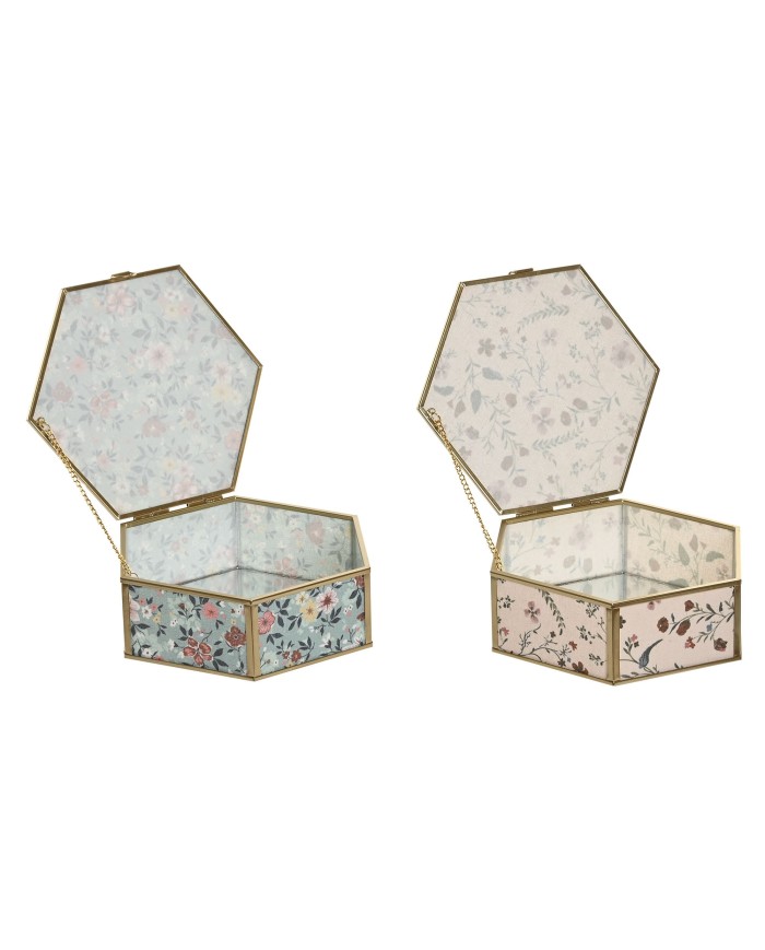 JOYERO CRISTAL METAL 20X17,5X6,5 2 SURT.