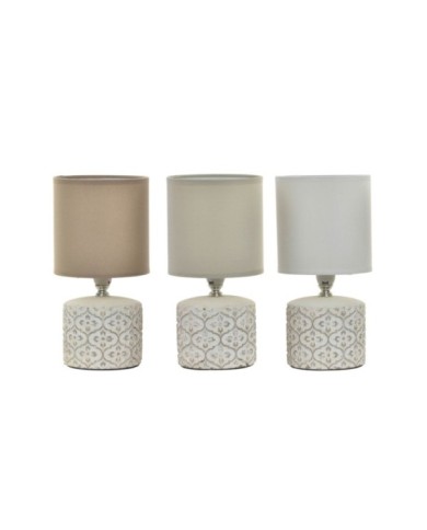 LAMPARA SOBREMESA GRES METAL 12X35