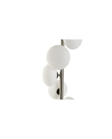 LAMPARA PIE MARMOL CRISTAL 20X20X81