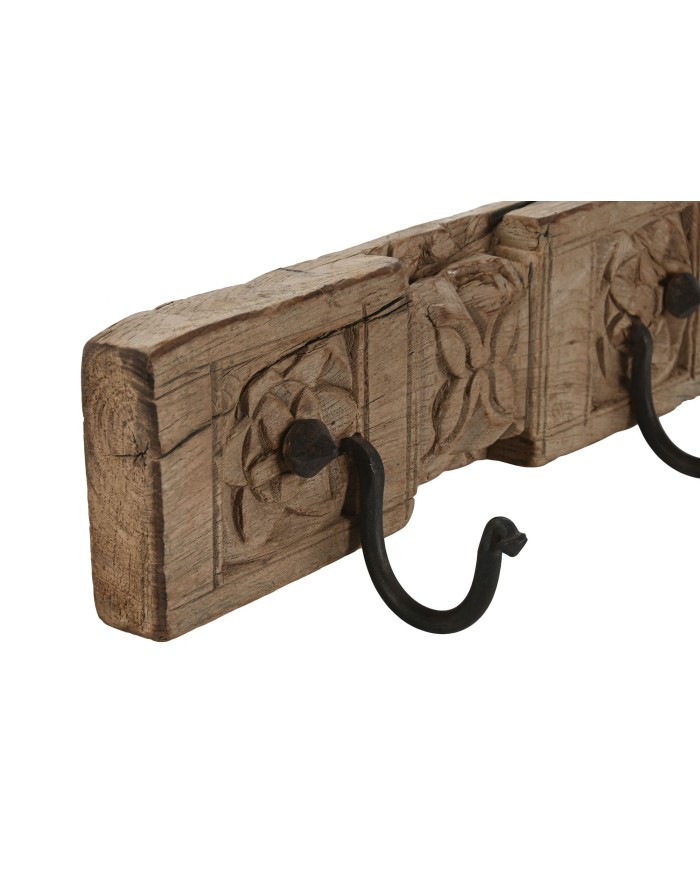 PERCHERO PARED MADERA TALLADA