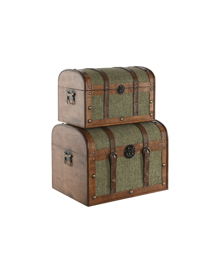 BAUL SET 2 LIENZO MADERA 41X32X30,5