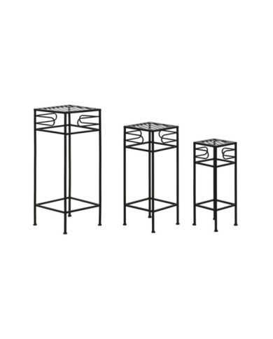 MESITA AUXILIAR SET 3 METAL 28X28X70