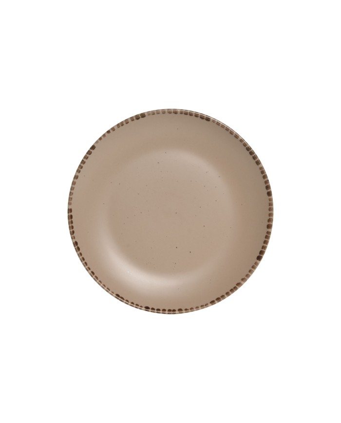 PLATO GRES 27X27X3 MARRON