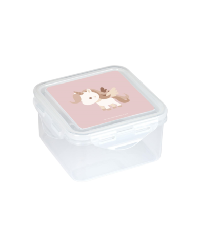 Fiambrera Safta Preescolar "Unicornio" 13X7,5X13Cm