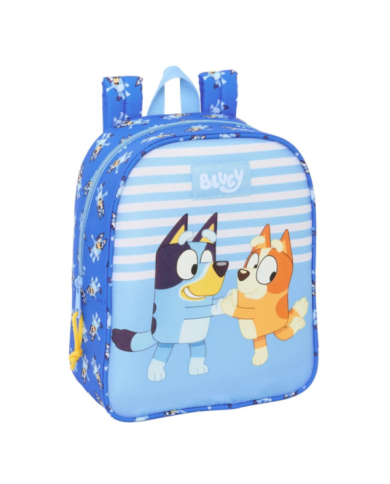 Mochila Guarderia Adaptable Carro Bluey Let'S Play 22x27x10 Cm
