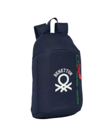 Mini Mochila Cremallera Vertical Benetton "Together" 22X39X10Cm