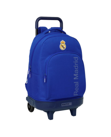 Mochila Gde. C/Ruedas Compact Extraible Real Madrid 33X45X22Cm