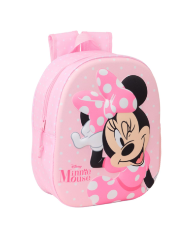 Mochila 3D Minnie Mouse 3D 27x33x10 Cm