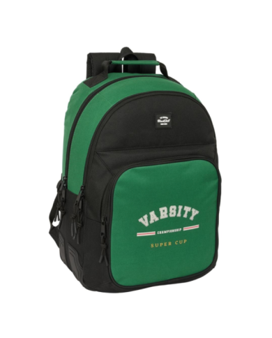 Mochila Doble Adapt.Carro Blackfit8 "Varsity" 32X42X15Cm